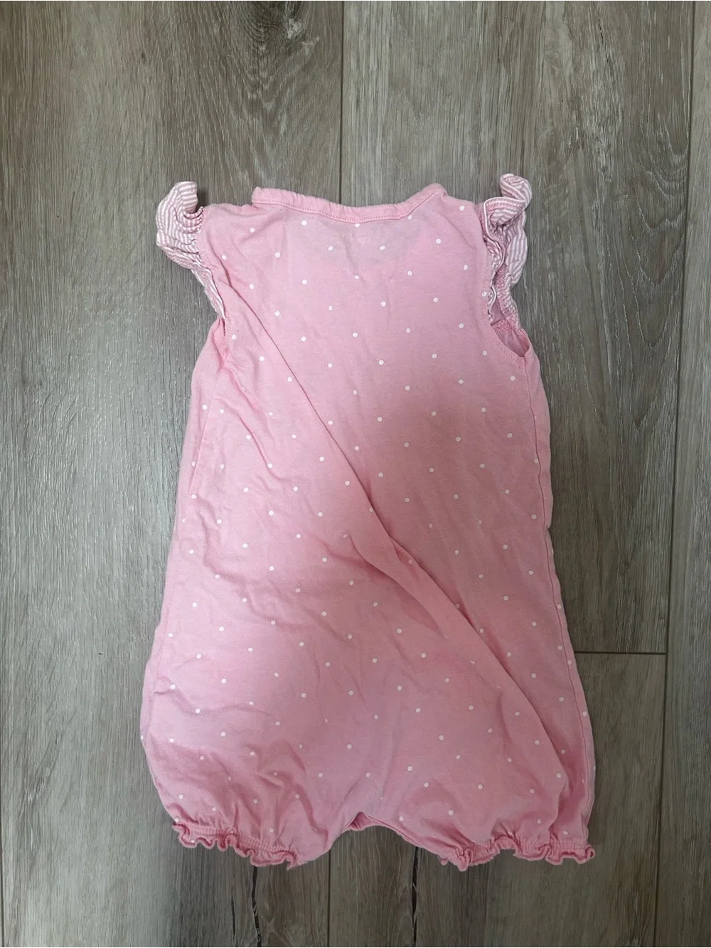Carter's Pink Polka Dot Heart Romper -24 months